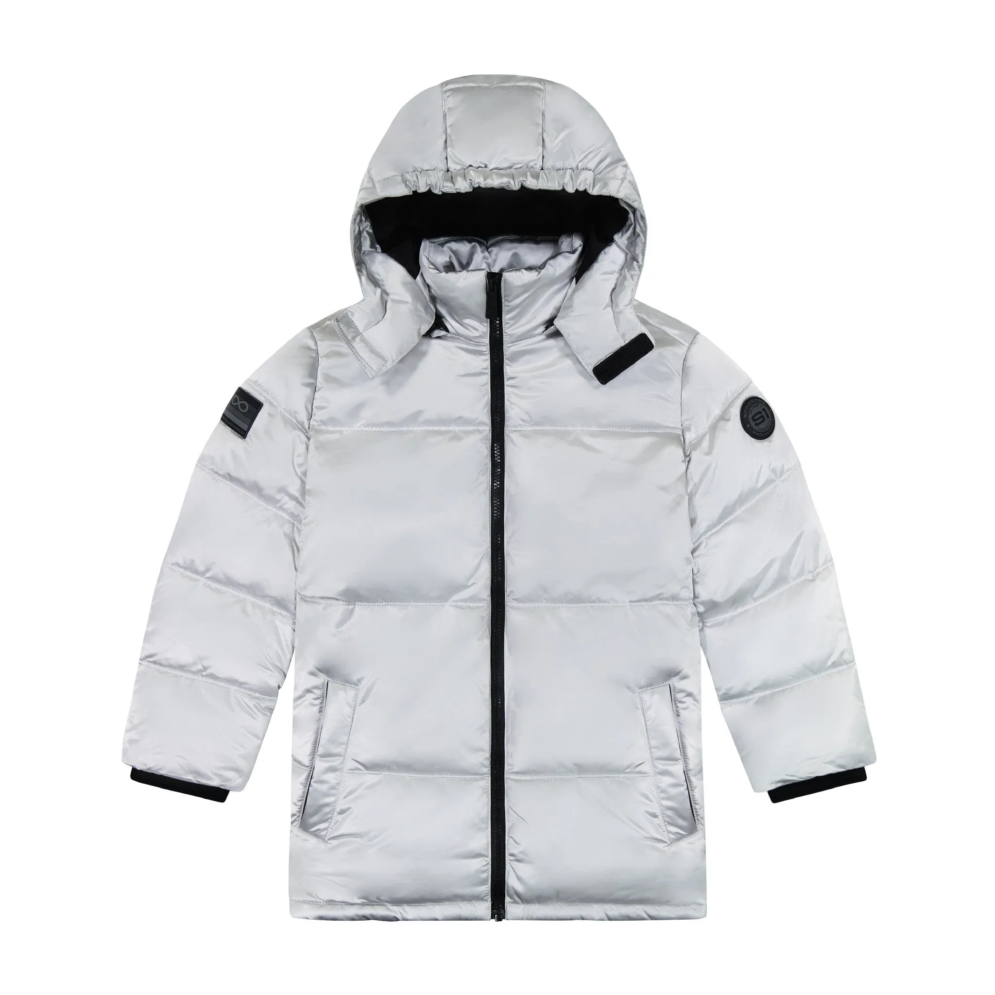 SPACEONE x Andy & Evan| Galactic Puffer Jacket | Galaxy White