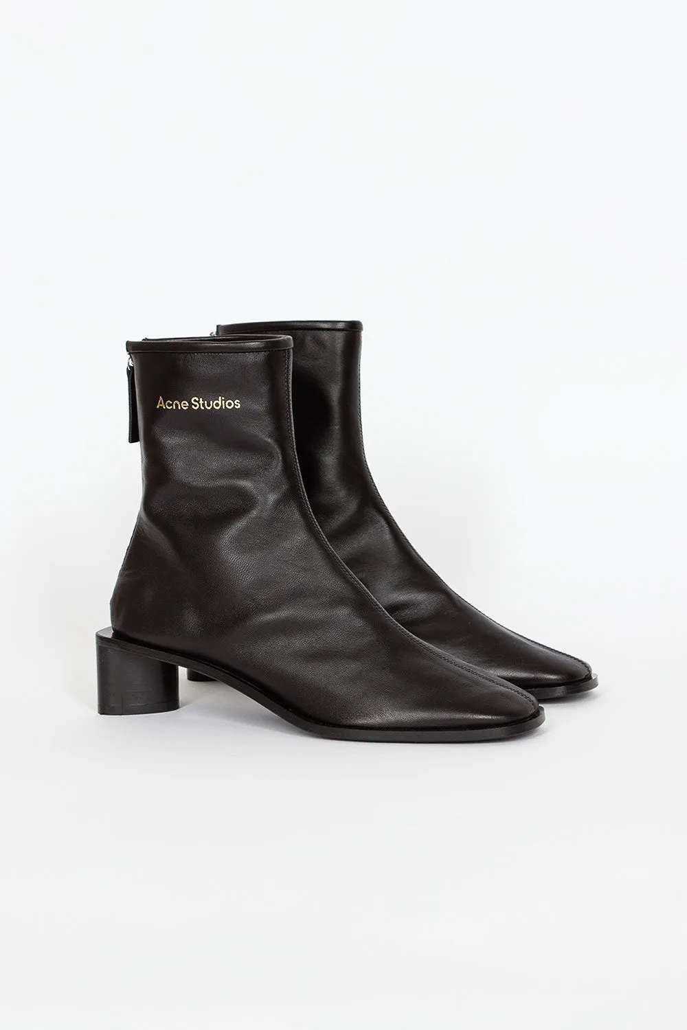 Square Toe Boot Black