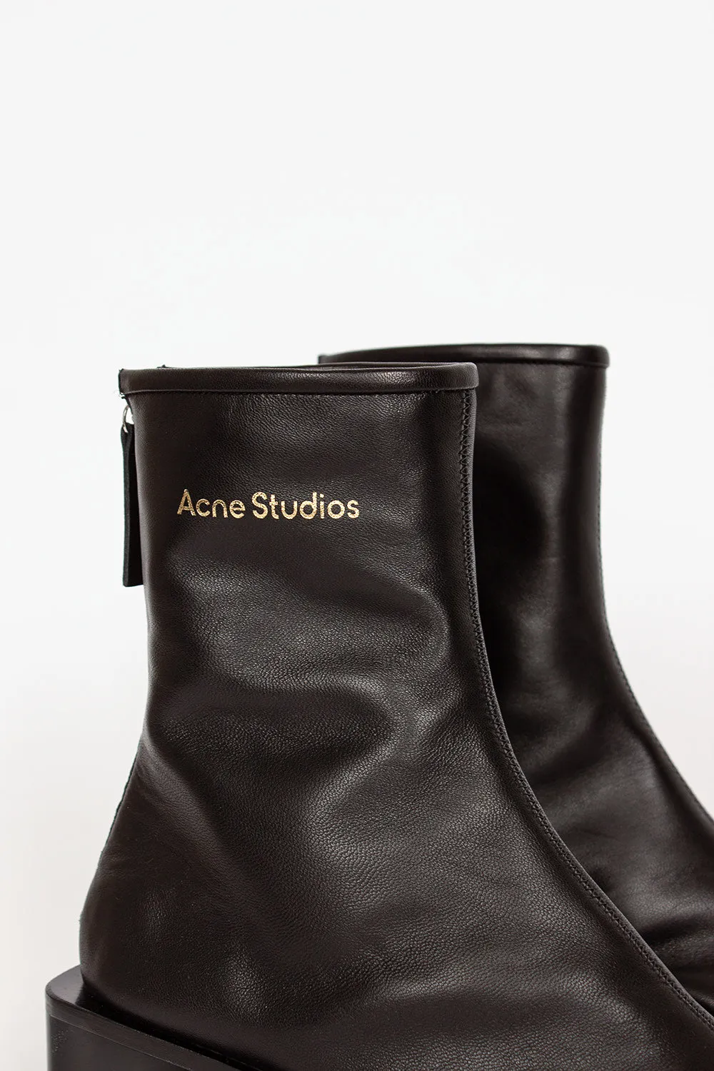 Square Toe Boot Black