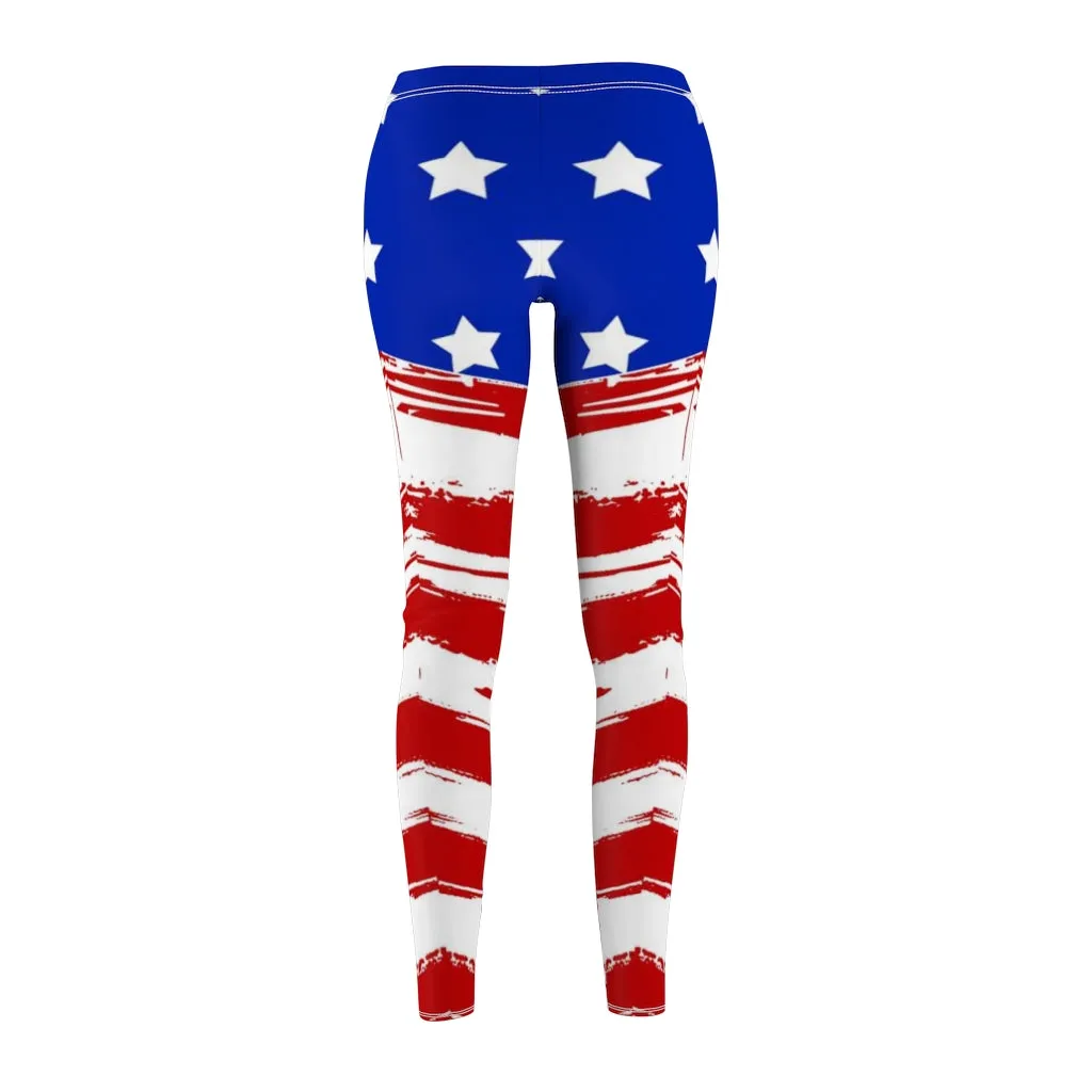 Stars N' Stripes Women's Casual Leggings