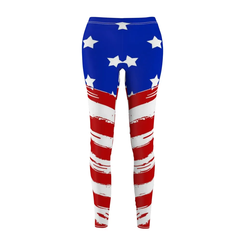 Stars N' Stripes Women's Casual Leggings