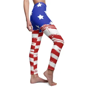 Stars N' Stripes Women's Casual Leggings