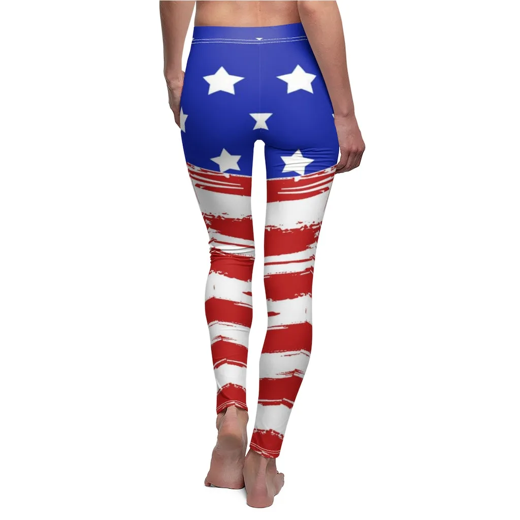 Stars N' Stripes Women's Casual Leggings