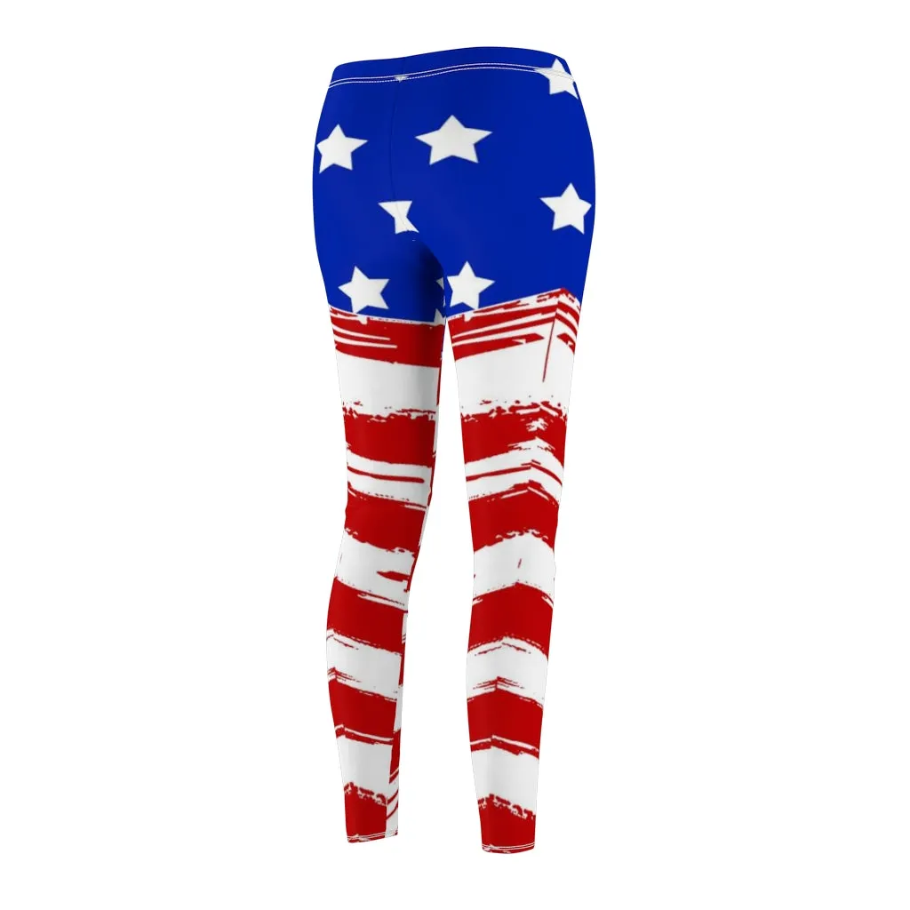 Stars N' Stripes Women's Casual Leggings