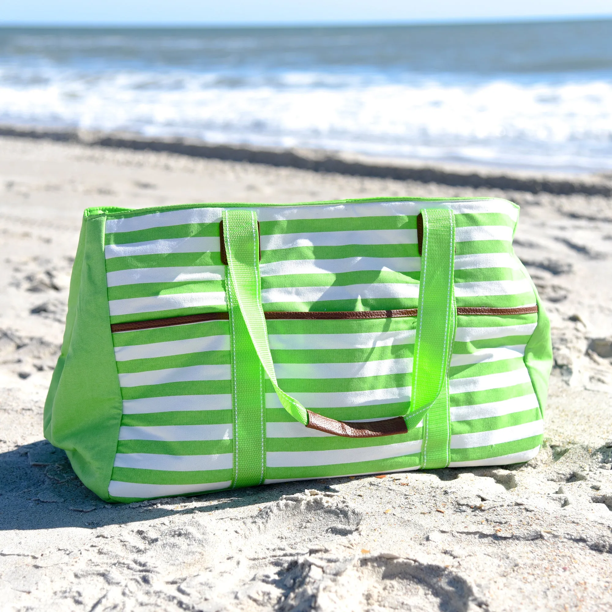 Stripe Large Towel Tote