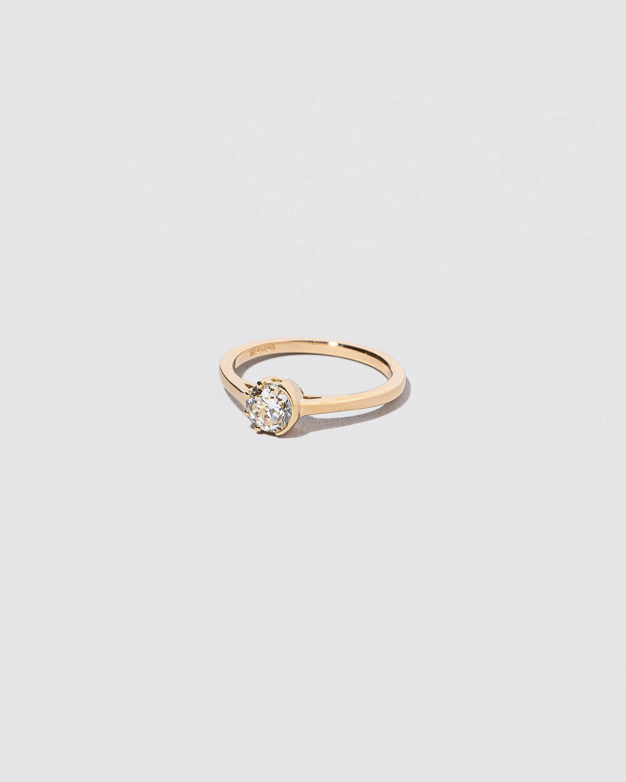 Sun & Moon Ring - Petite White Diamond