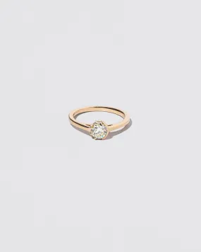 Sun & Moon Ring - Petite White Diamond