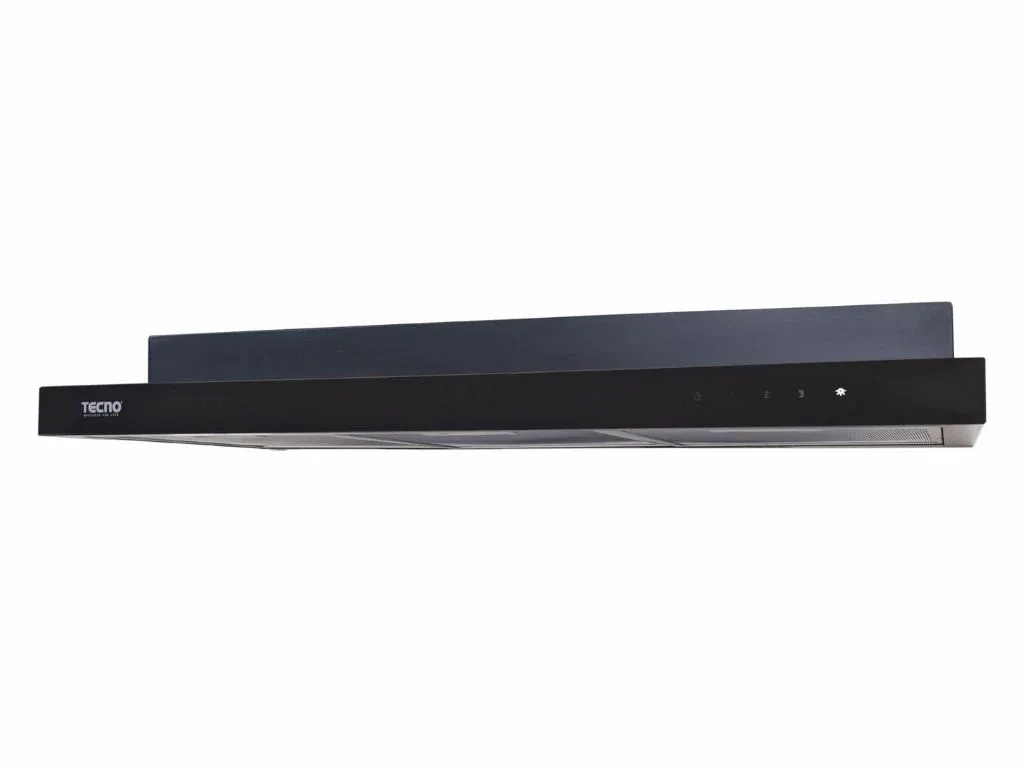 TECNO Slim Line Hood With LED Touch Controls, Black (TH 969TCL BK)