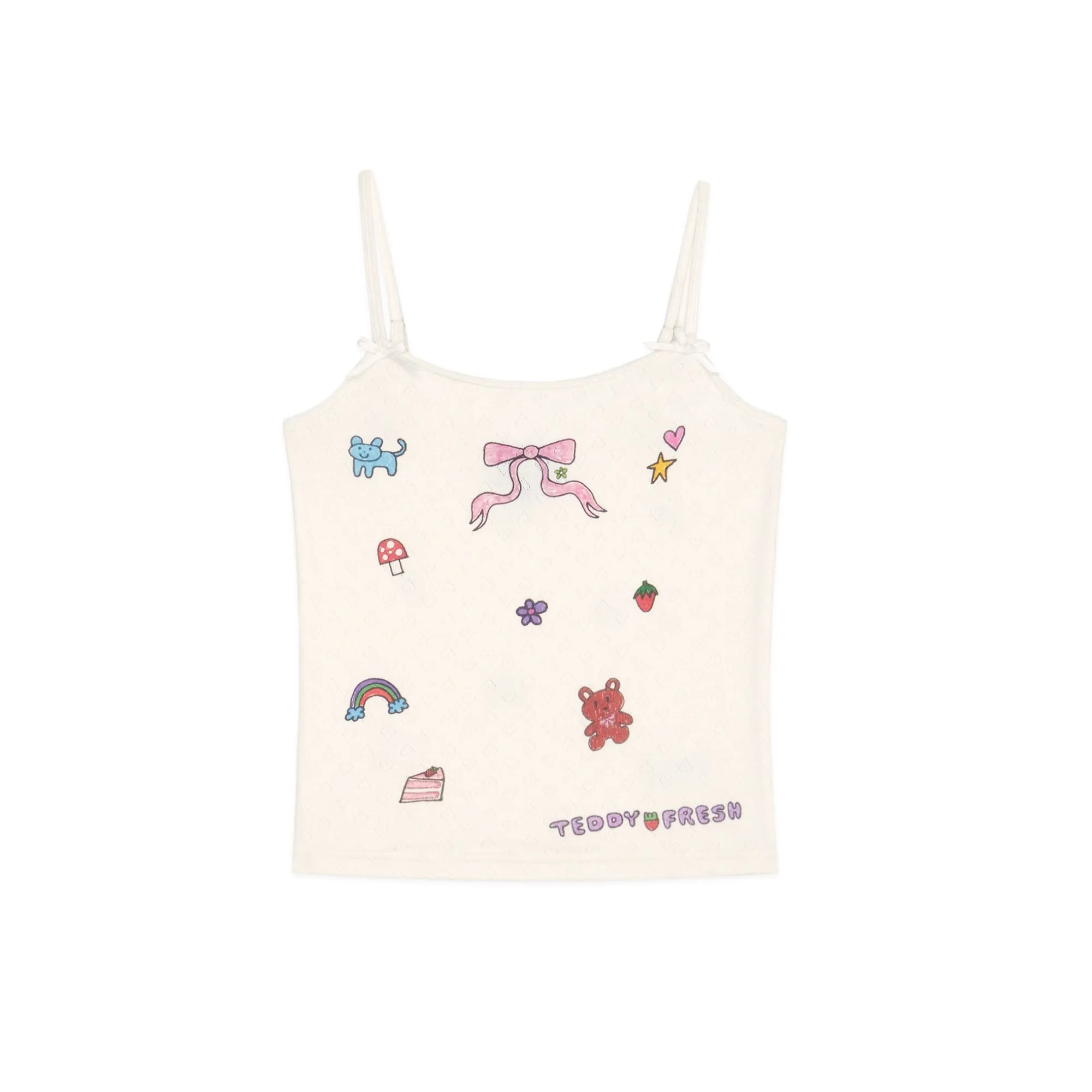 TF x Blo_oberry Little Bow Pointelle Camisole