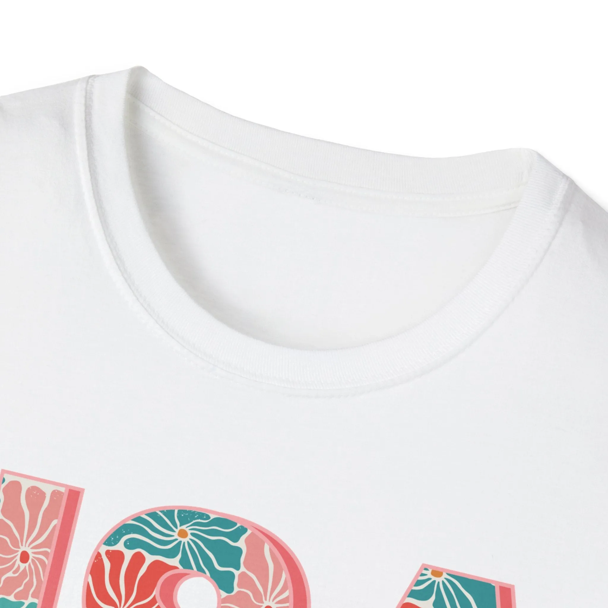 Tropical Floral USA Graphic T-Shirt