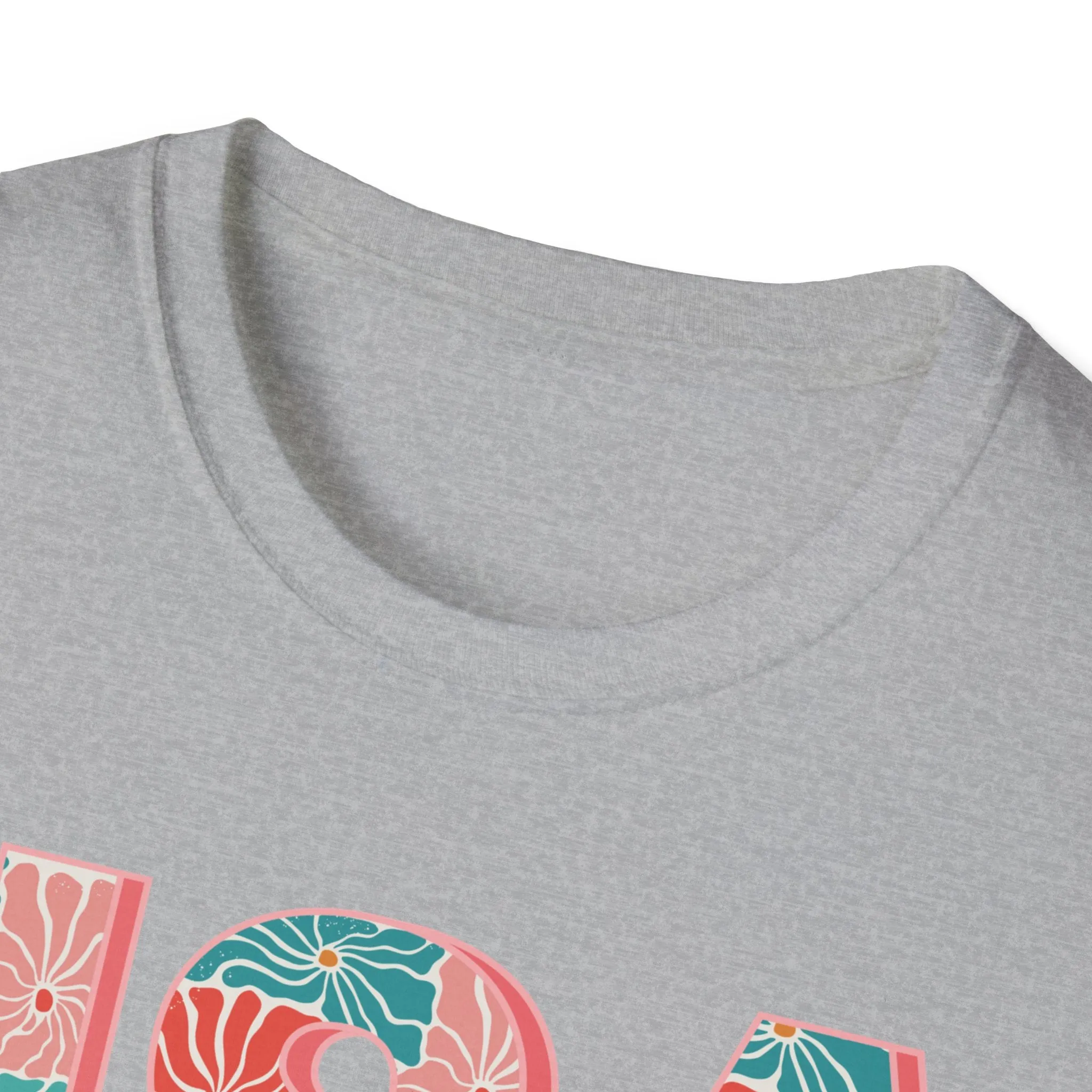 Tropical Floral USA Graphic T-Shirt