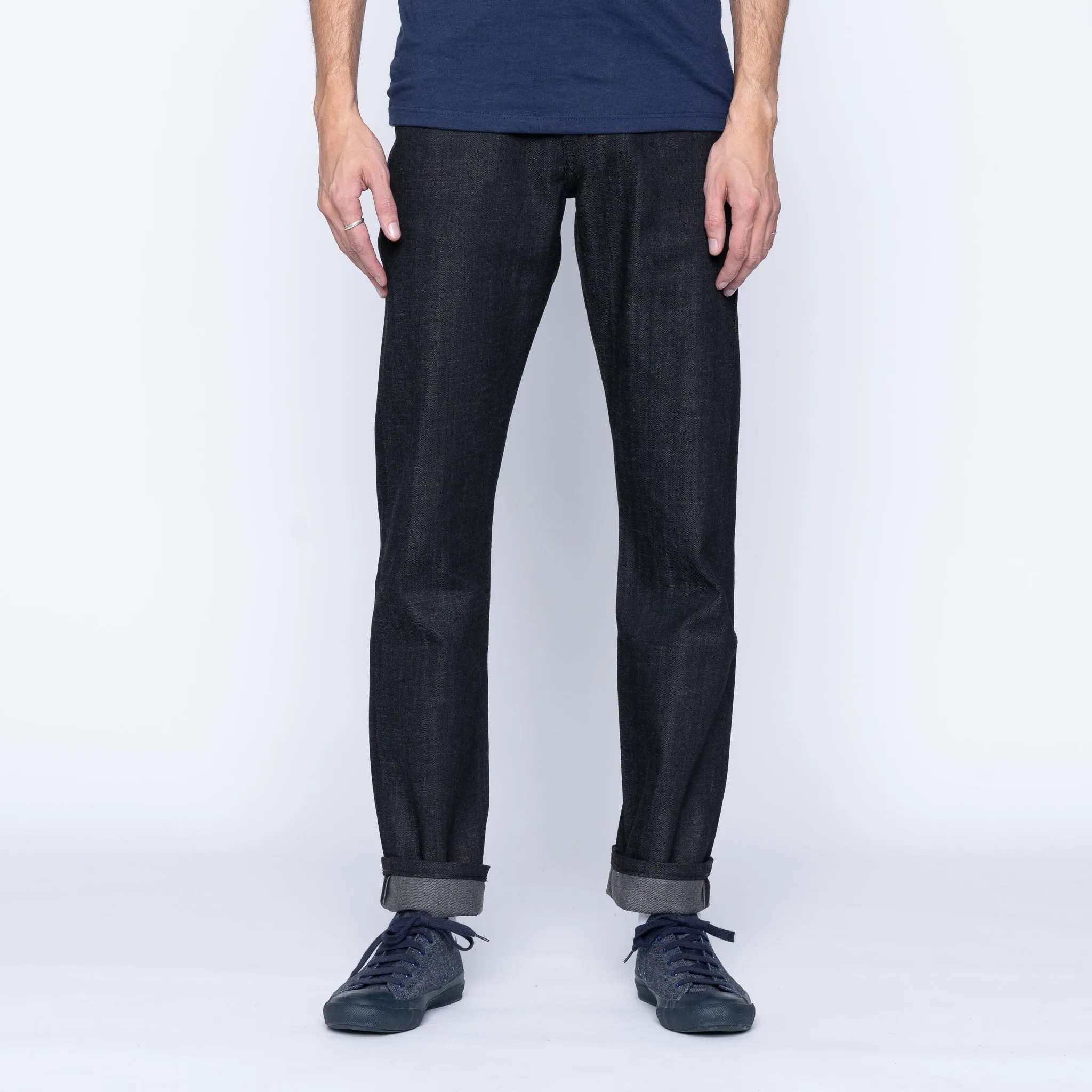 True Guy - Black x Grey Stretch Selvedge