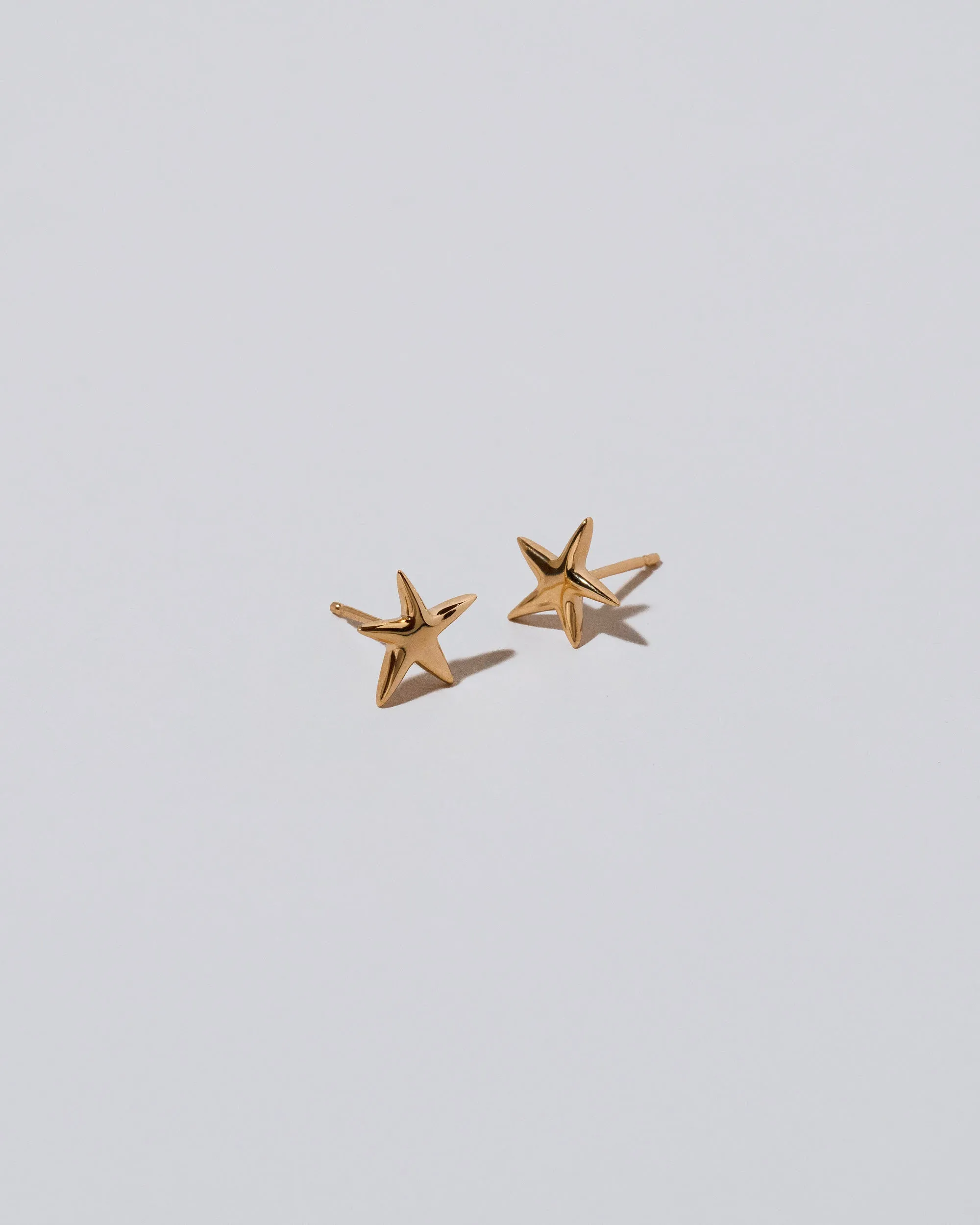 Verve Five Point Star Stud Earrings - Small