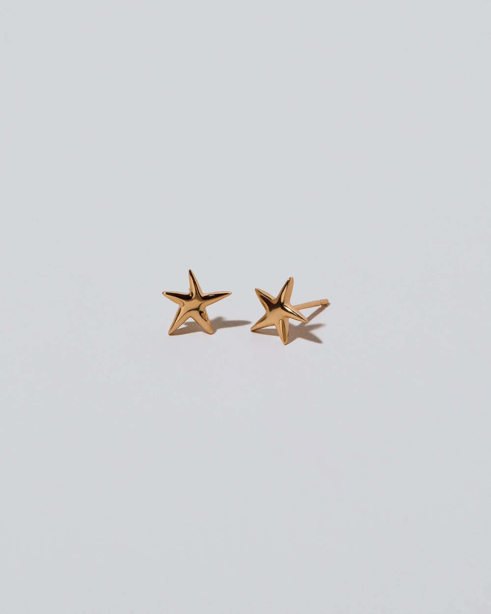 Verve Five Point Star Stud Earrings - Small