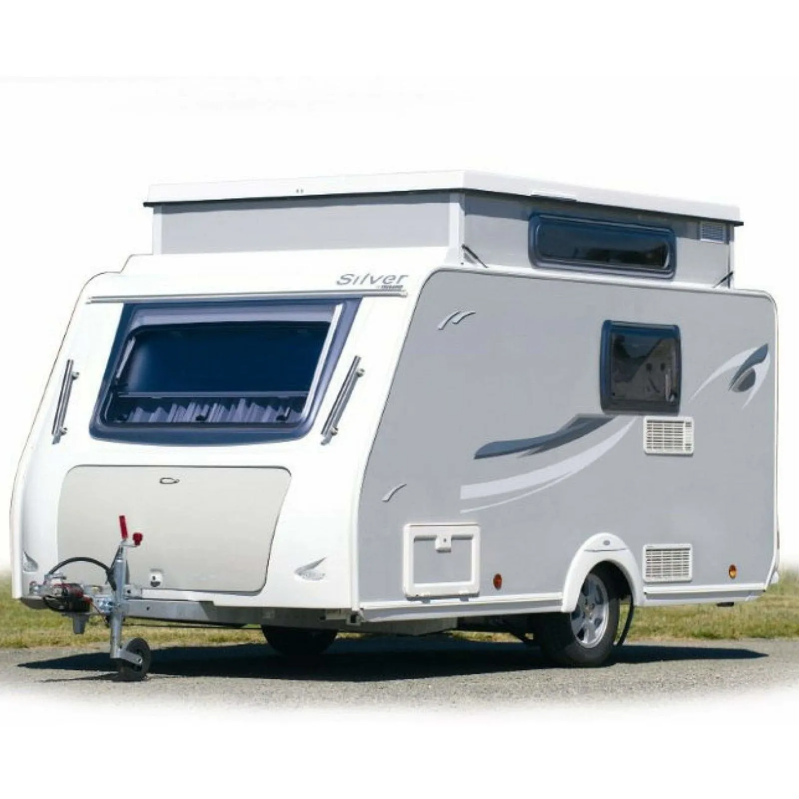 Walker Pioneer 240 All Season Full Caravan Awning for Trigano Silver   FREE Straps