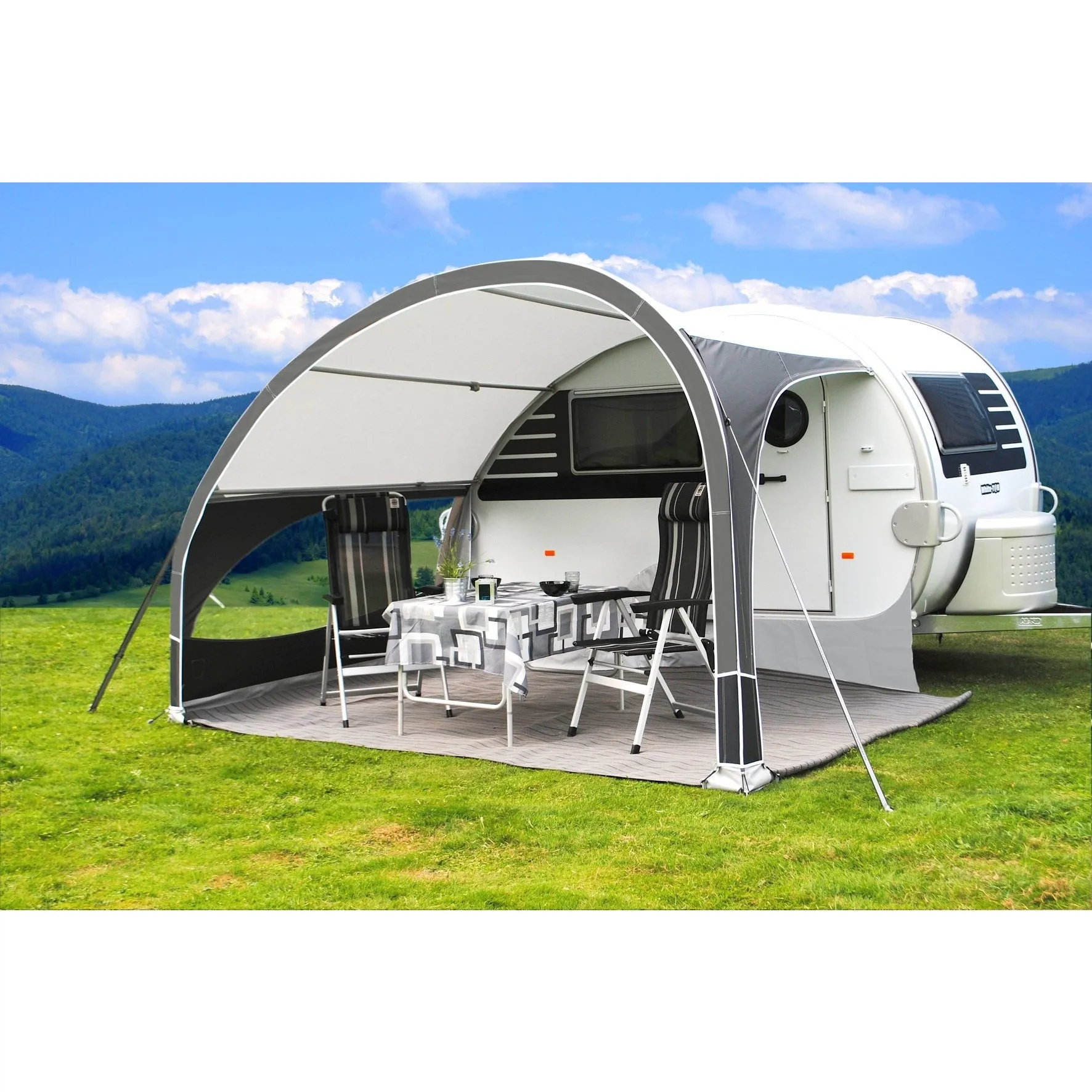 Walker T@B 400 Full Caravan Awning Traditional (2024)   Free Storm Straps