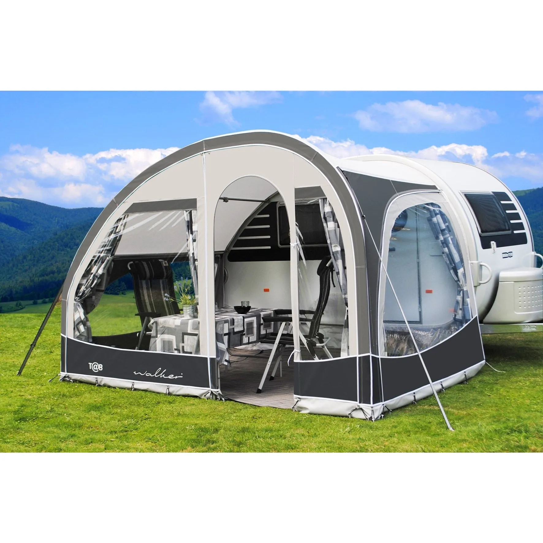 Walker T@B 400 Full Caravan Awning Traditional (2024)   Free Storm Straps