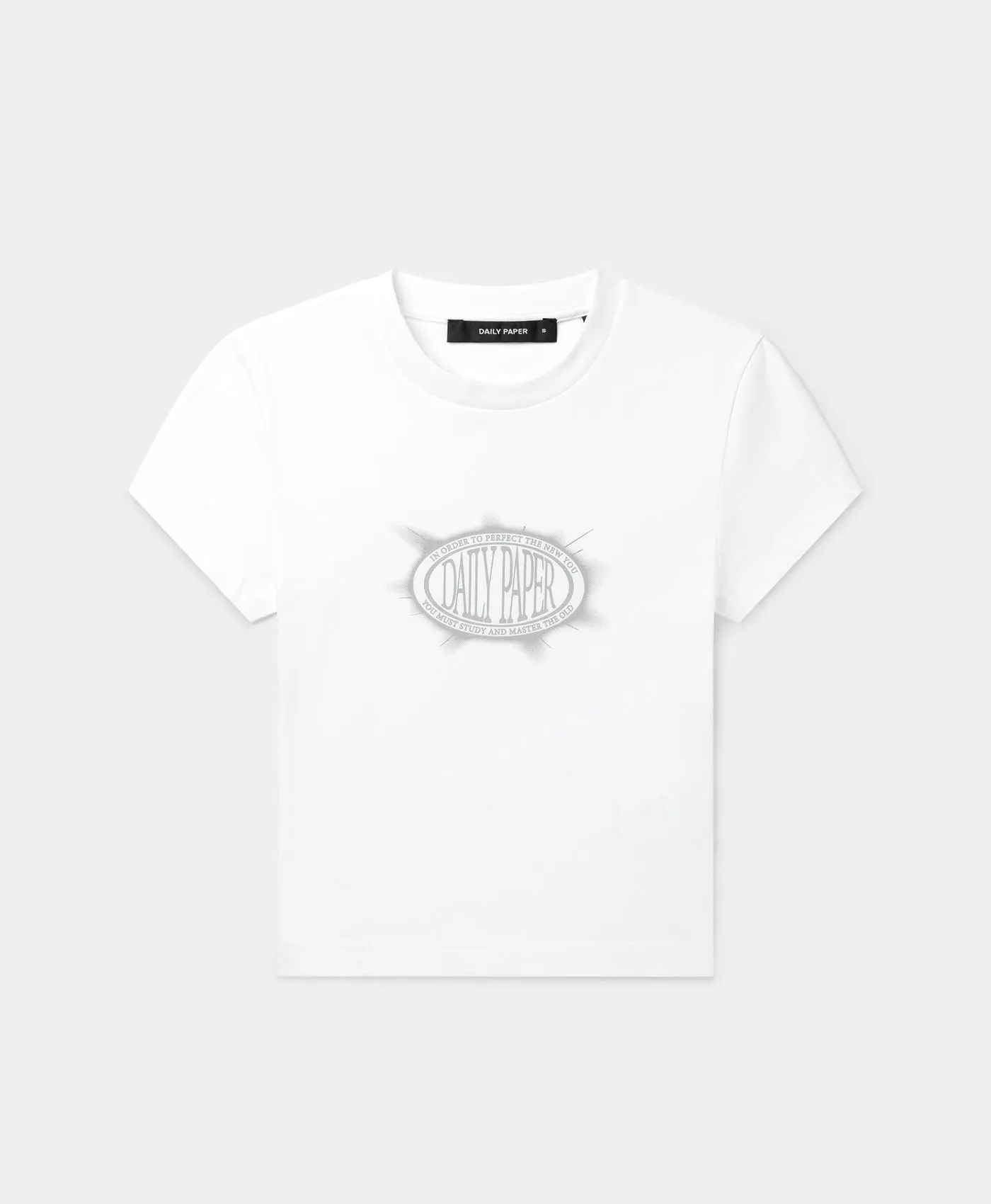 White Glow Cropped T-Shirt