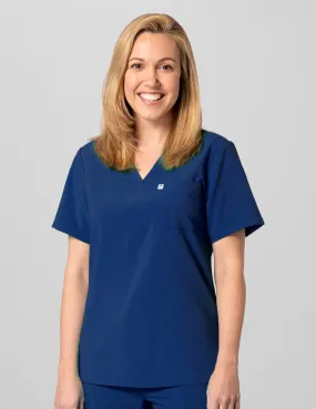 Womens 2-Pocket V-Neck Scrub Top