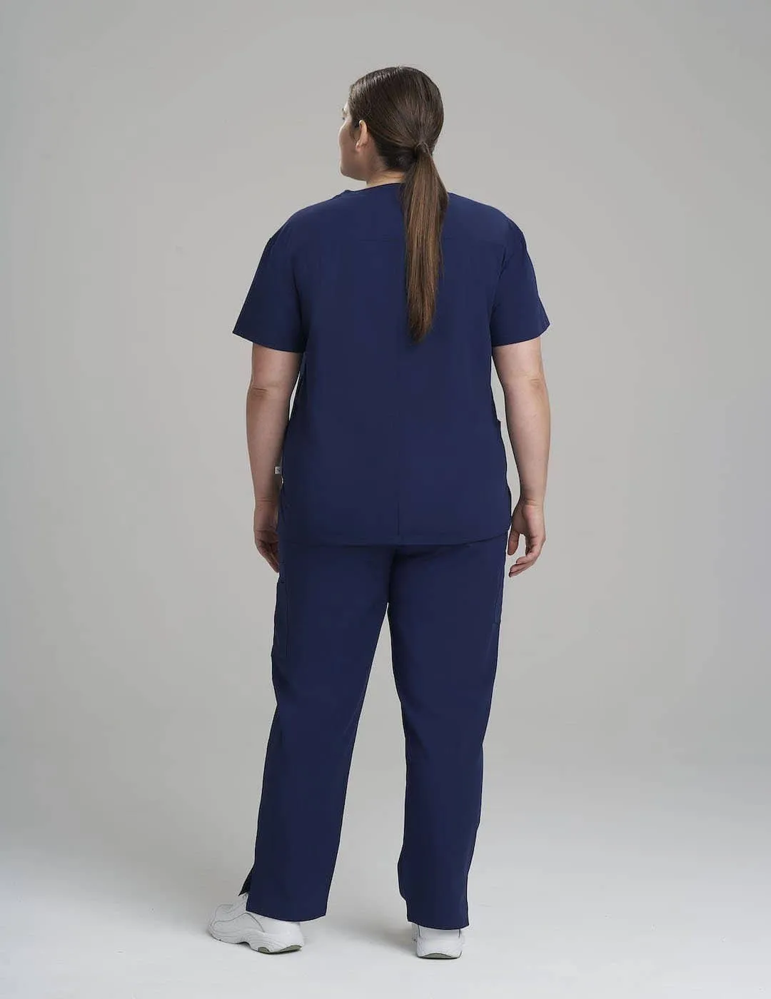 Womens 3-Pocket V-Neck Scrub Top