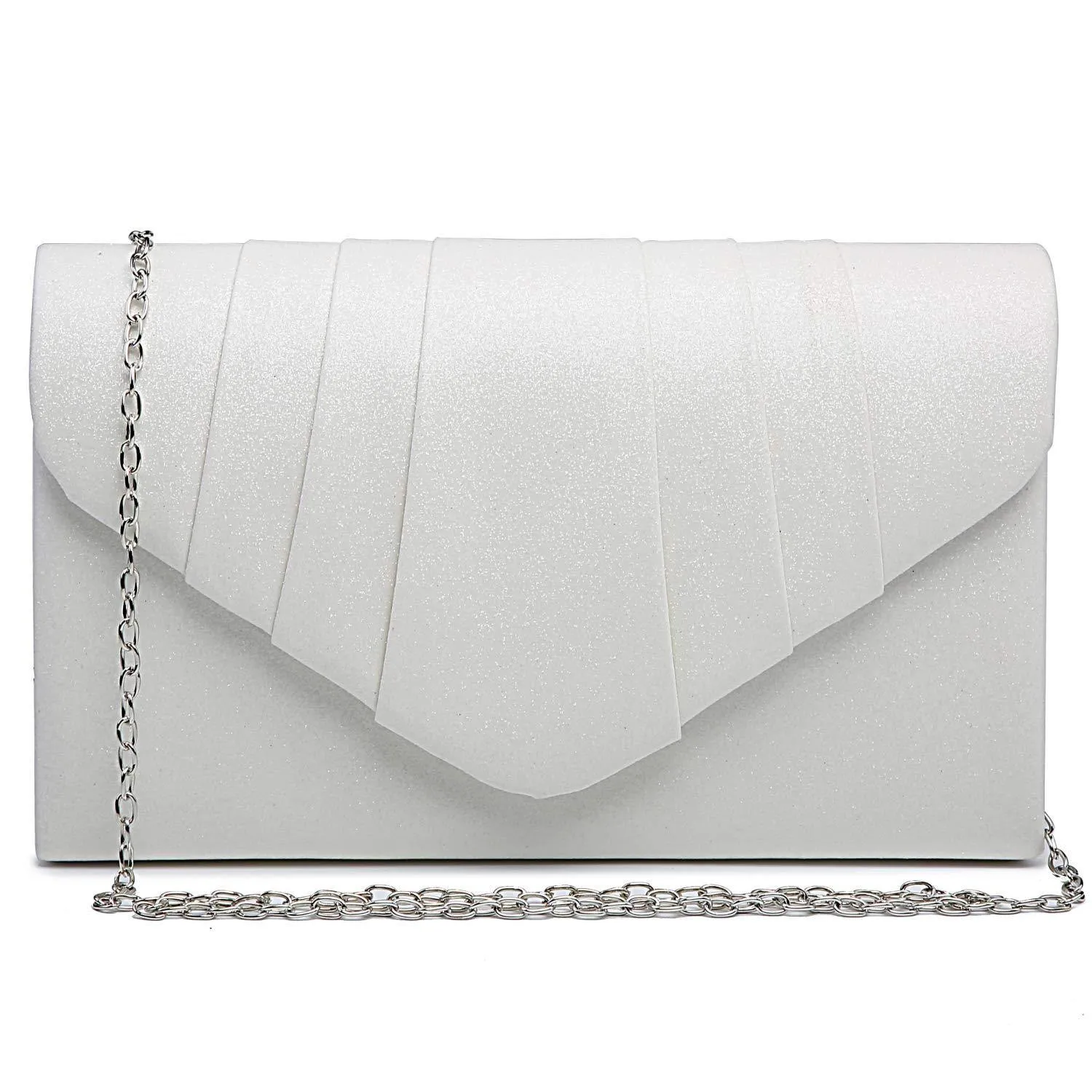 Women's Evening Bag Pleated Envelope Clutch Handbag l Dasein