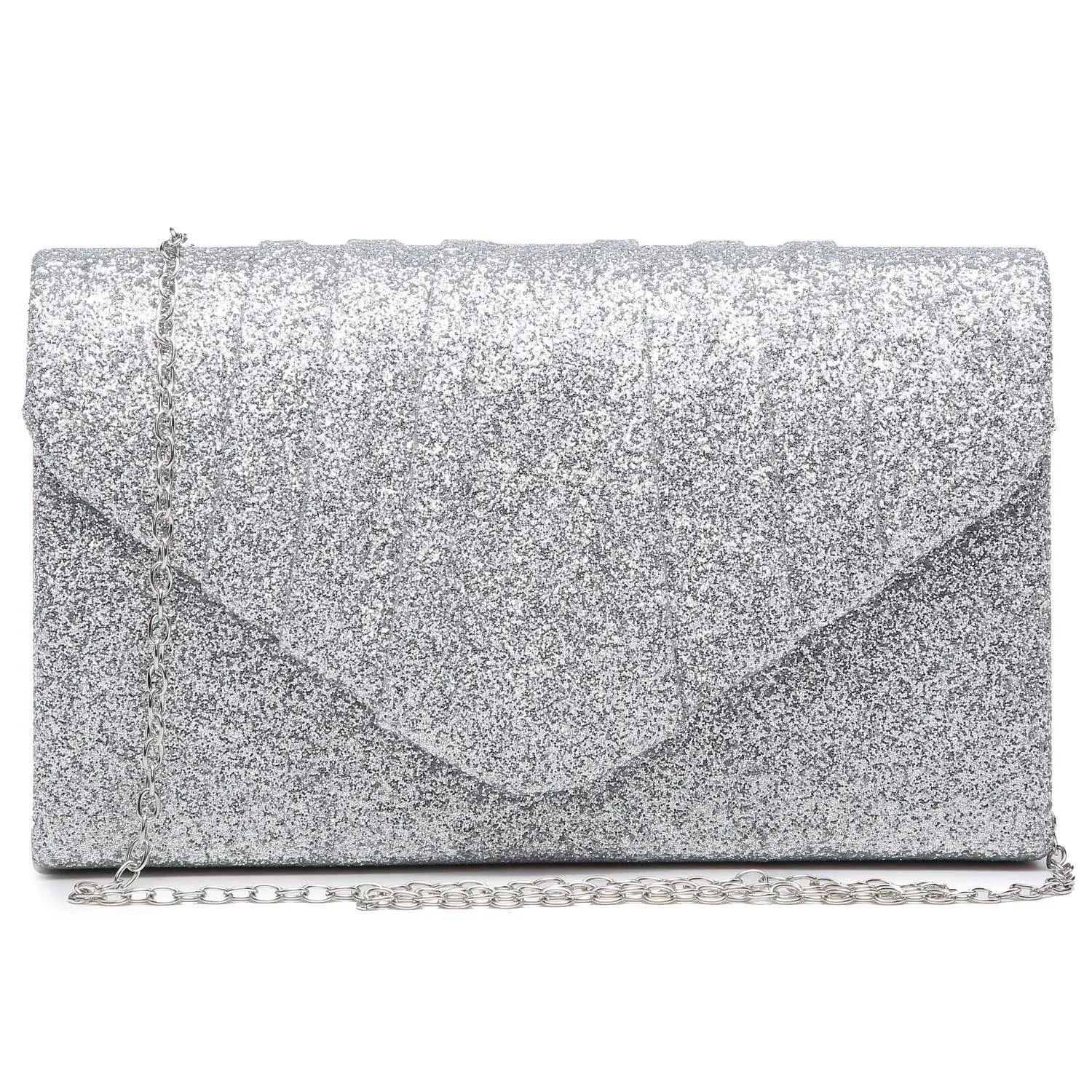 Women's Evening Bag Pleated Envelope Clutch Handbag l Dasein