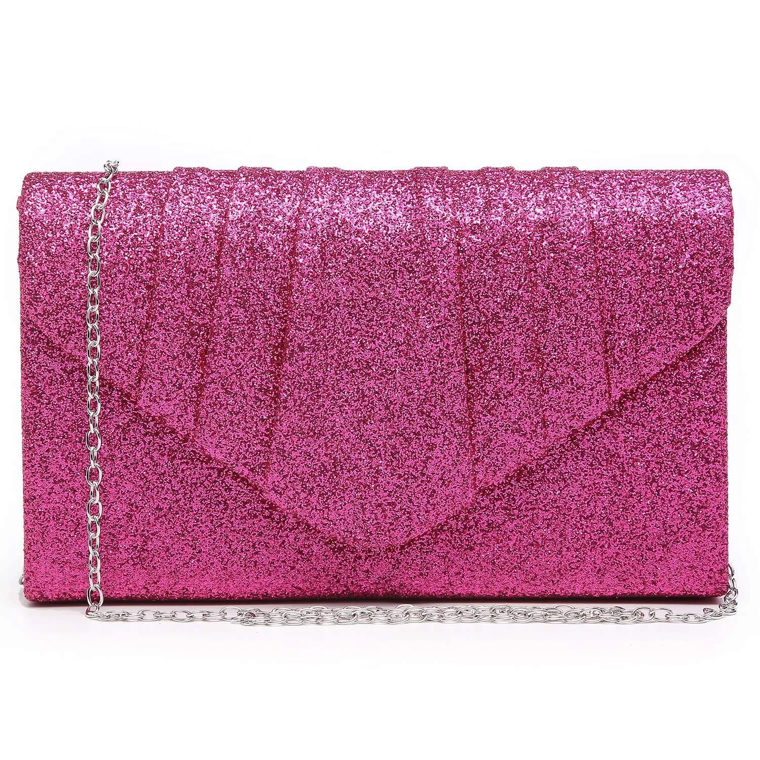 Women's Evening Bag Pleated Envelope Clutch Handbag l Dasein