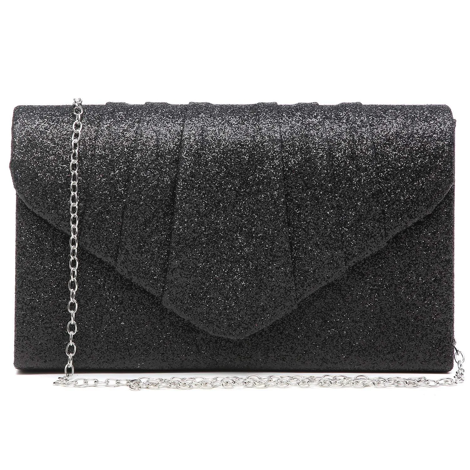 Women's Evening Bag Pleated Envelope Clutch Handbag l Dasein