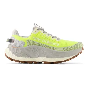 Women's New Balance Fresh Foam X Trail More v3, Yellow/Concrete, 9.5 B Medium