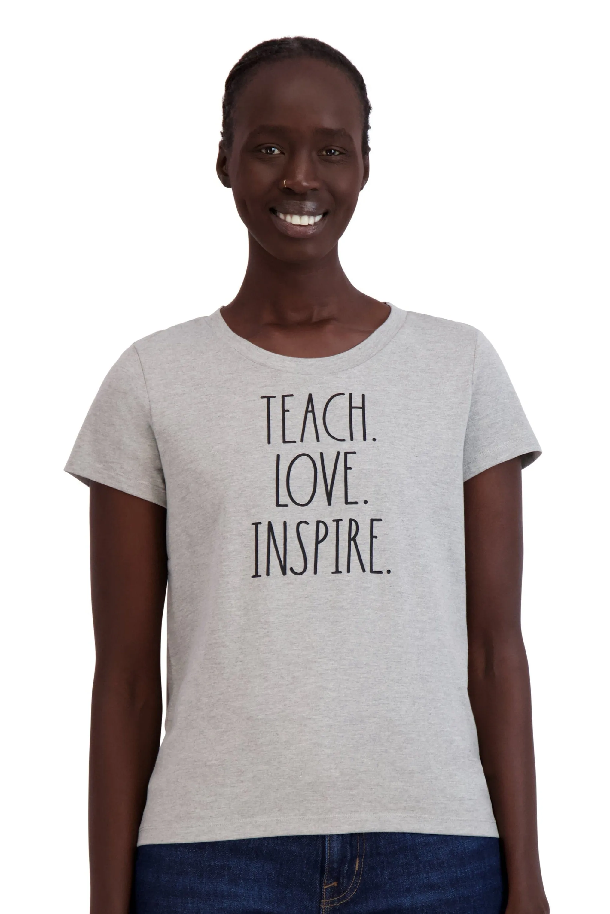 Women's "TEACH LOVE INSPIRE" Short Sleeve Icon T-Shirt