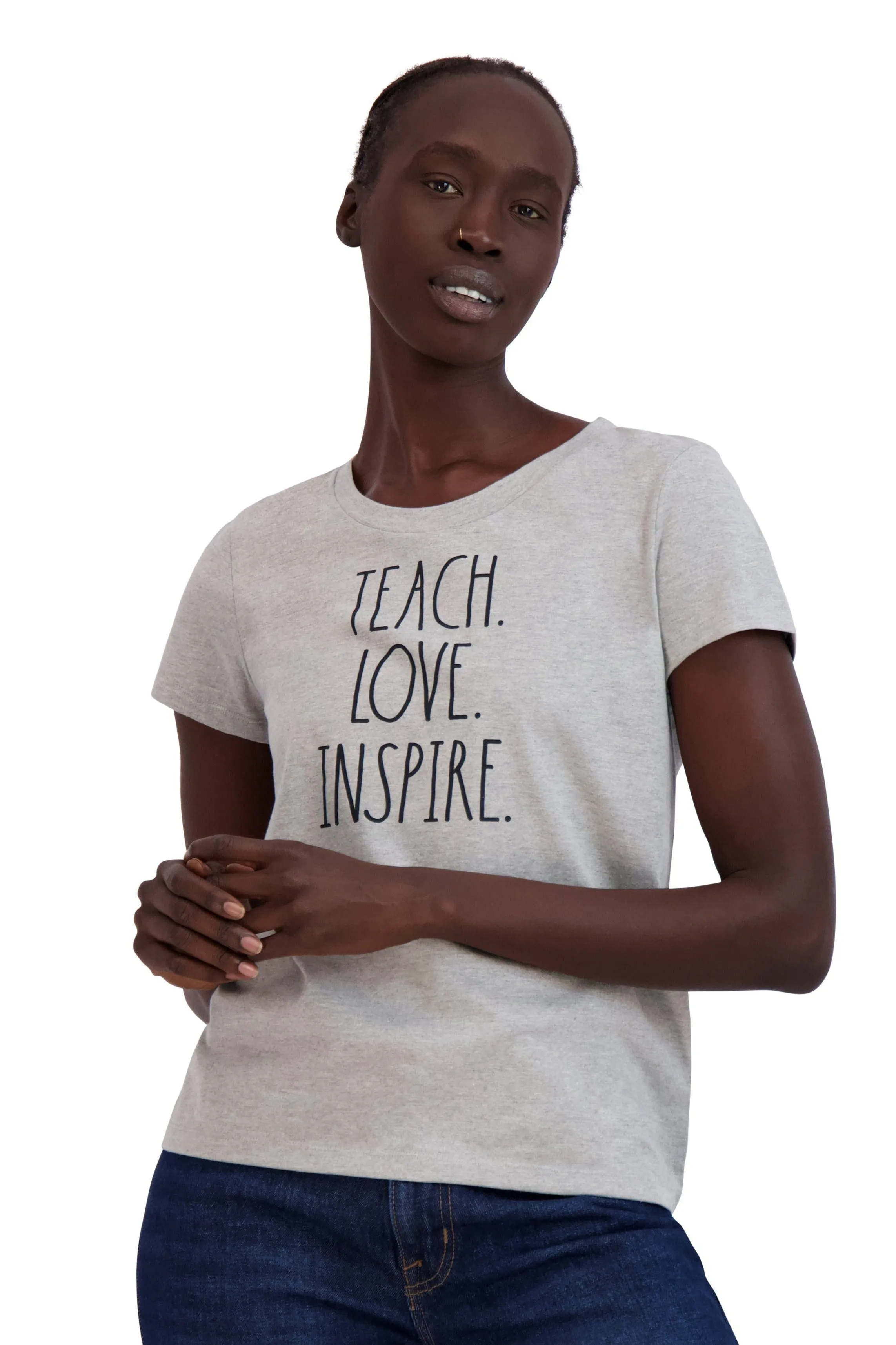 Women's "TEACH LOVE INSPIRE" Short Sleeve Icon T-Shirt