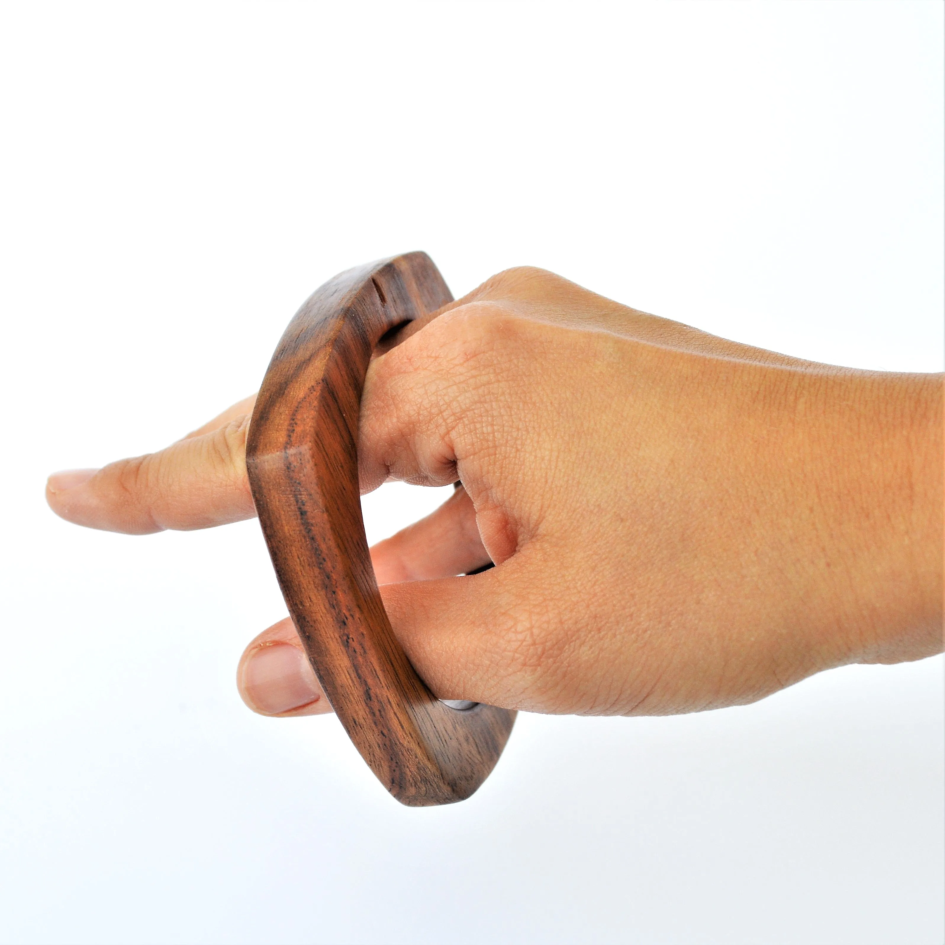 Wooden cuff bangle