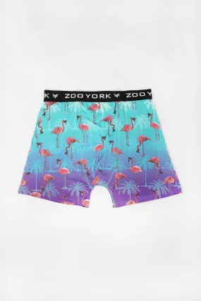 Zoo York Mens Flamingo Boxer Brief