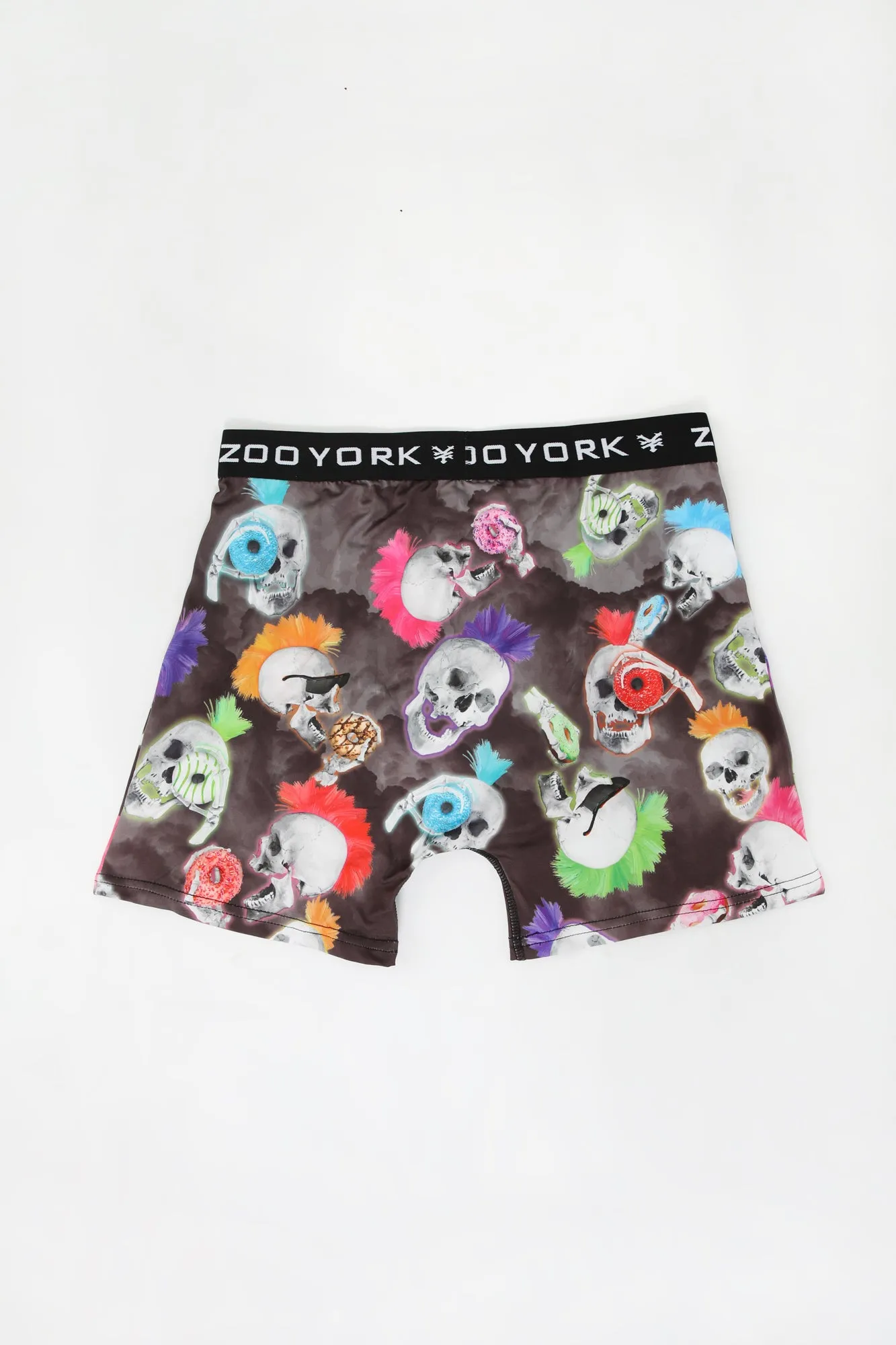 Zoo York Mens Punk Skulls Boxer Brief